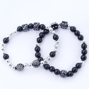 DOUBLE/NO-TING Beaded Bracelet Set
